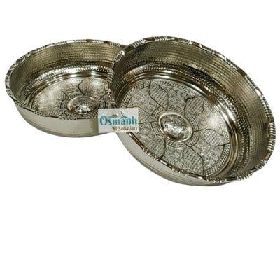 Bakır Hamam Tası Nikel Kaplama ( bht-001 )